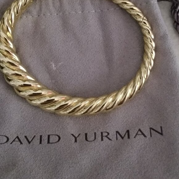 David Yurman 18K Pure Form Cable Bracelet - Picture 6 of 6